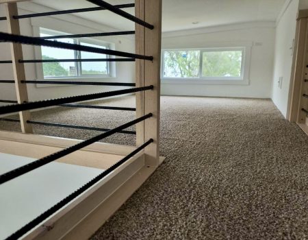 park model loft at Braunig Lake RV Resort in San Antonio TX